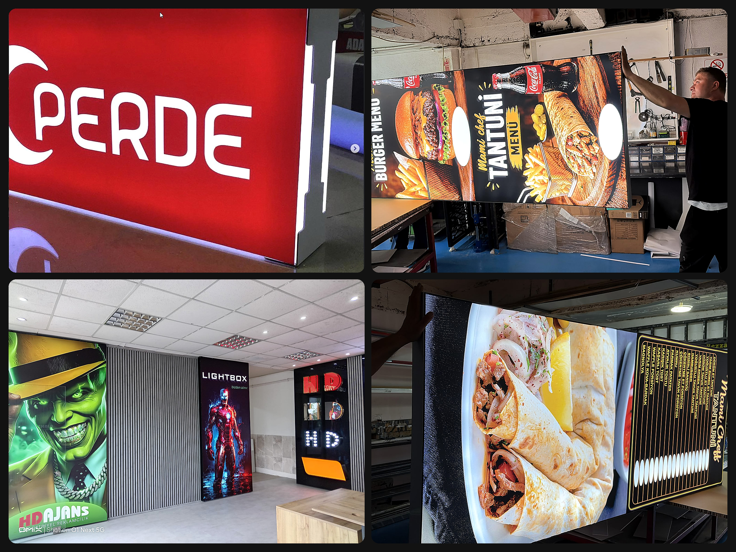 HD Ajans lightbox çalışmaları